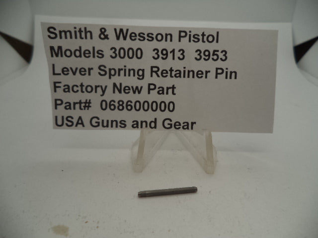 068600000 Smith & Wesson Models 3000, 3913, 3953 Lever Spring Retainer Pin