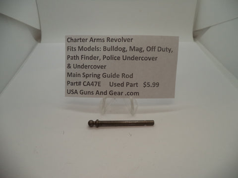 CA47E Charter Arms Revolver Fits Several Models Used Main Spring Guide Rod