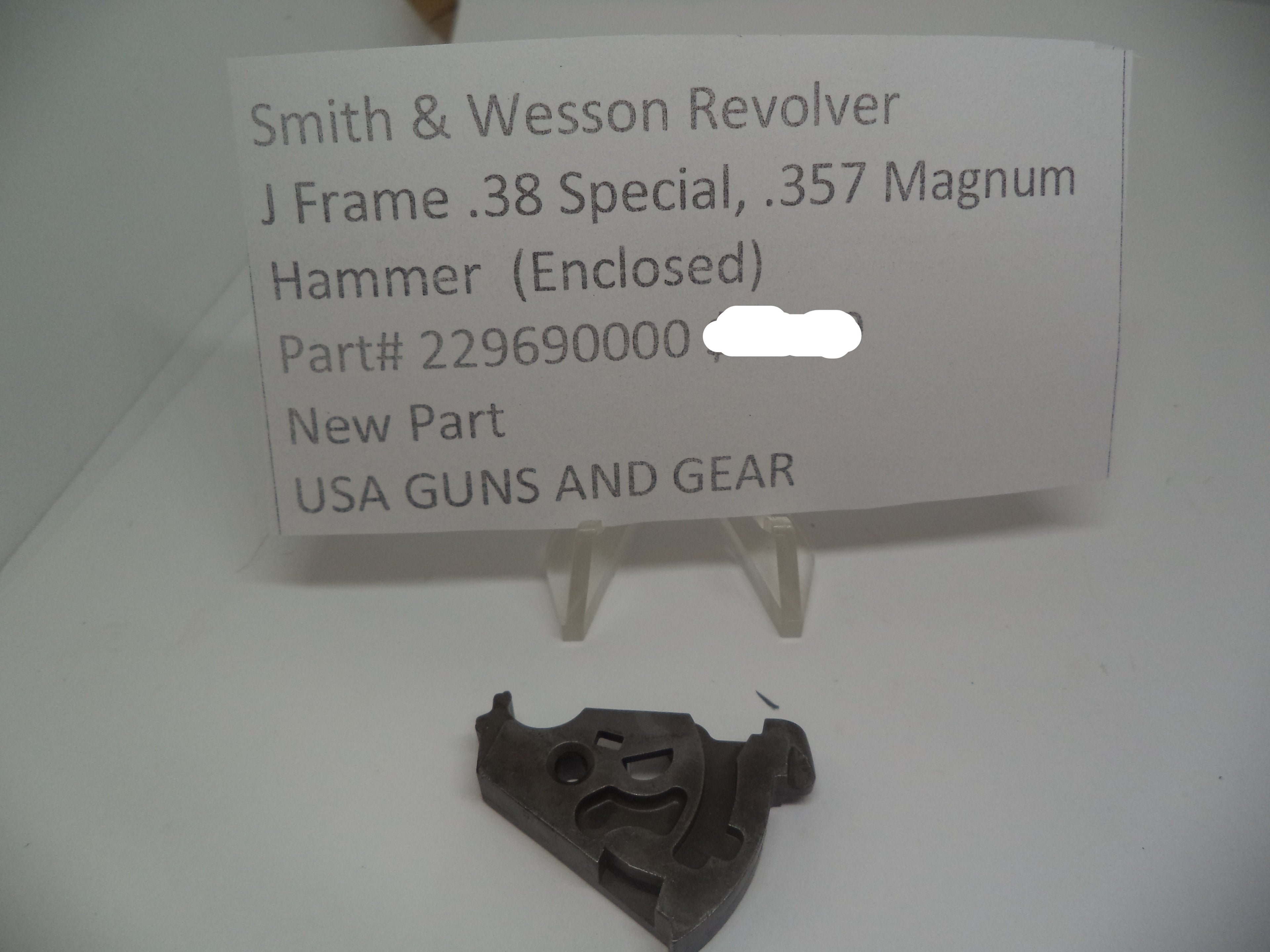 229690000 Smith & Wesson J Frame Hammer (Enclosed) .38 Special, .357 Magnum