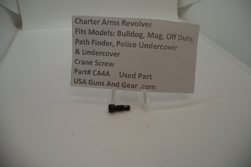 Charter Arms Revolver Fits Several Models Crane Screw Used CA4A