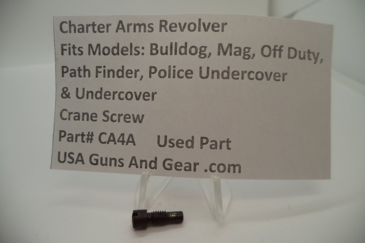 Charter Arms Revolver Fits Several Models Crane Screw Used CA4A