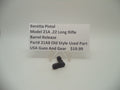 21A8 Beretta Pistol Model 21A .22 Long Rifle Barrel Release Blue Used Part