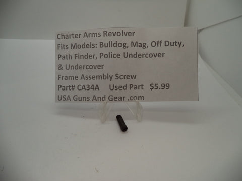 CA34D Charter Arms Revolver Fits Several Models Used Frame Assembly Screw