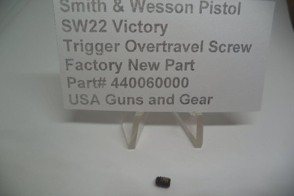 Smith & Wesson SW22 Victory Trigger Overtravel Screw 440060000