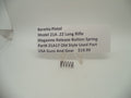 21A17 Beretta Pistol Model 21A .22 Long Rifle Magazine Release Button Spring Used