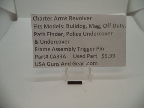 CA33E Charter Arms Revolver Fits Several Models Used Frame Assembly Trigger Pin