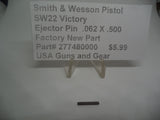 277480000 Smith & Wesson SW22 Victory Ejector / Rear Sight Pin .062 x .500