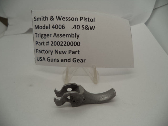 Smith & Wesson Model 4006 Trigger Assembly - Chrome Plated Factory New (Part #200220000)
