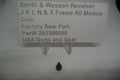 A product label displaying the text 'Smith & Wesson J, K, L, N, X Frame Lock Cam' with a price tag of $5.99.