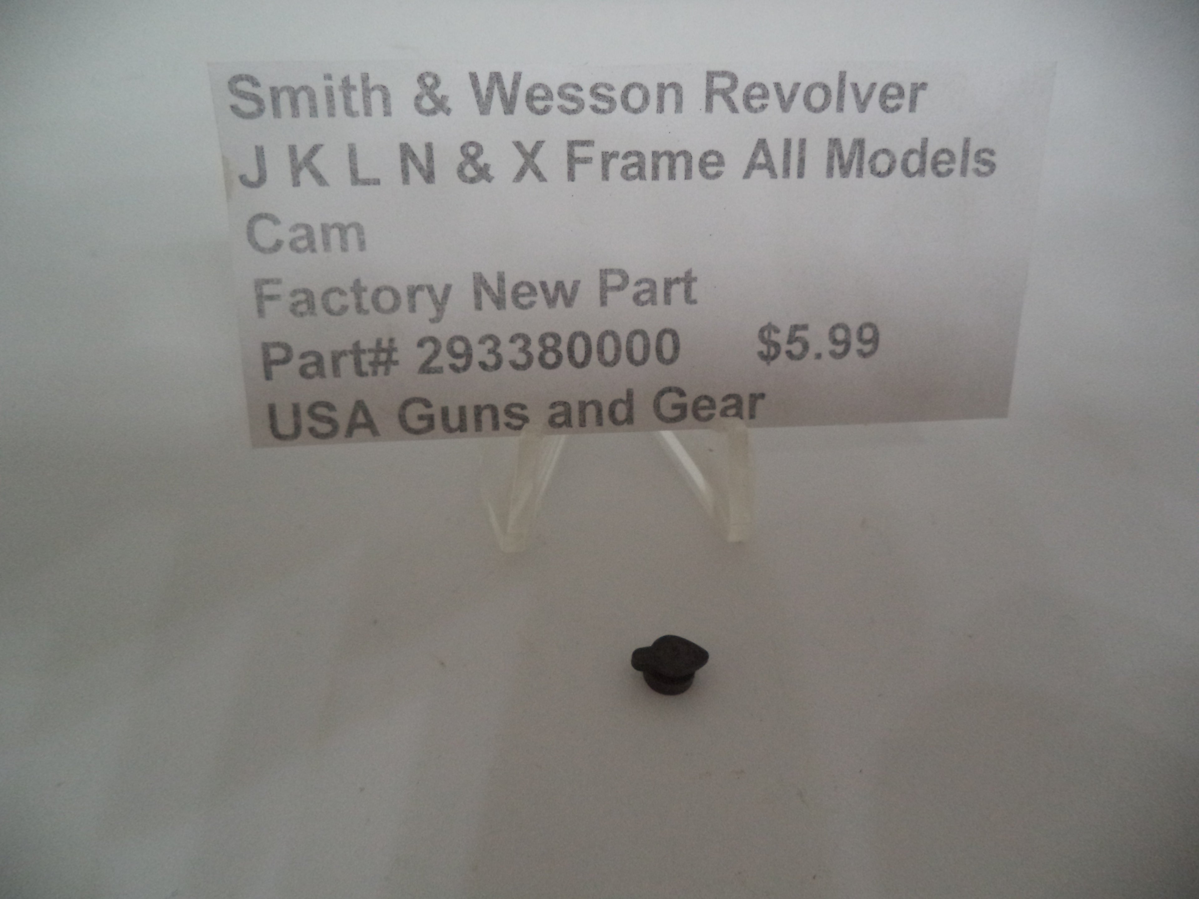 293380000 Smith & Wesson Revolver J, K, L, N, X Frame Lock Cam