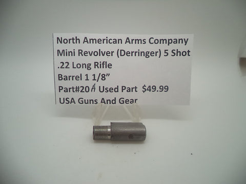 20A North American Arms Mini Revolver 5 Shot 1 1/8" Barrel Used .22 Long Rifle