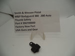 396700000 S&W Pistol M&P Bodyguard 380 Thumb Safety  .380 Auto