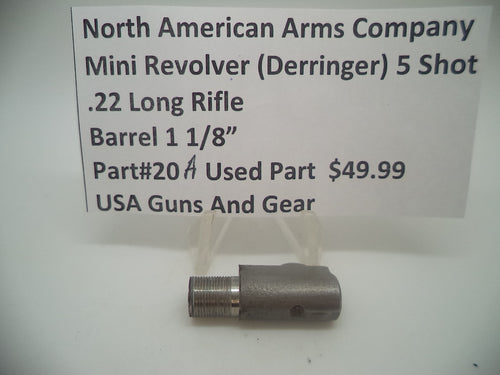 20A North American Arms Mini Revolver 5 Shot 1 1/8" Barrel Used .22 Long Rifle