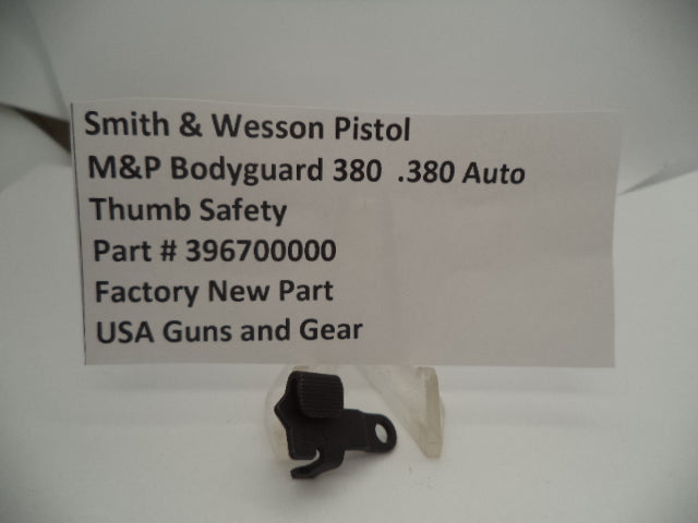 Smith & Wesson M&P Bodyguard 380 Thumb Safety .380 ACP | OEM 396700000