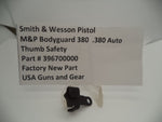 396700000 S&W Pistol M&P Bodyguard 380 Thumb Safety  .380 Auto