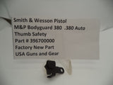 396700000 S&W Pistol M&P Bodyguard 380 Thumb Safety  .380 Auto