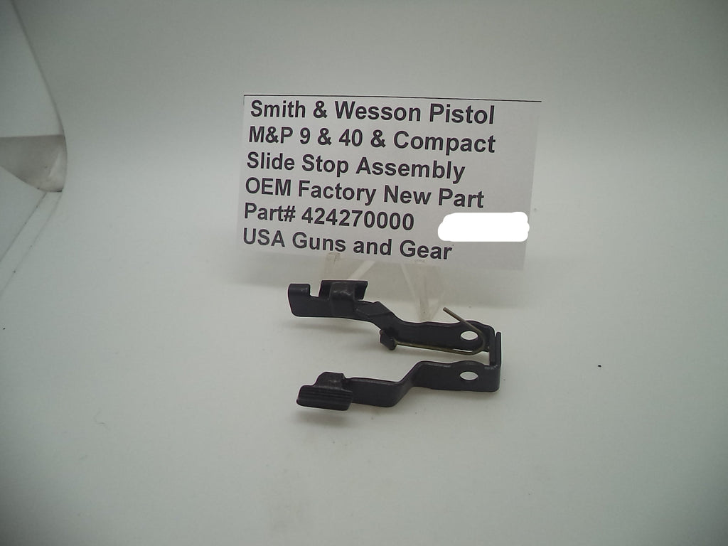 Smith & Wesson M&P Slide Stop Assembly 9mm/40 424270000