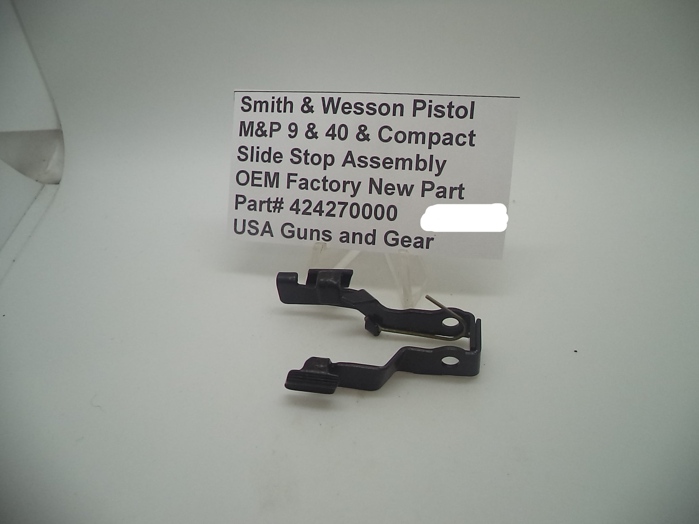 Smith & Wesson M&P Slide Stop Assembly 9mm/40 424270000