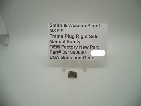 391890000 S & W M&P/M&P M2.0 9 40 45 Frame Plug, Right Side Manual Safety FDE