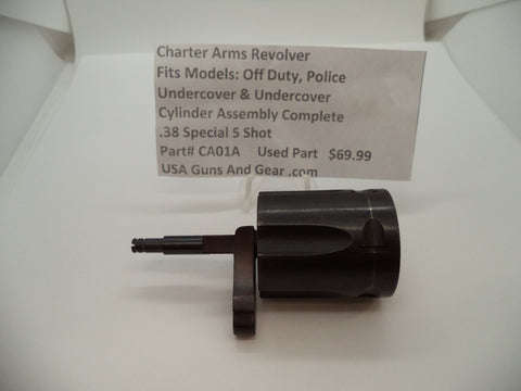 CA01A Charter Arms Revolver Fits Several Models Used Cylinder & Yoke .38 Special