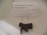 15117B S&W K Frame Revolver Model 15 .38 Special Target Hammer .500" Wide Spur Used