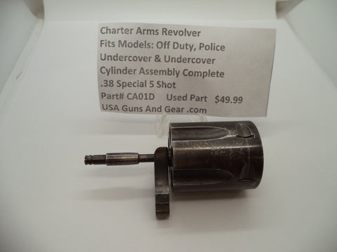 CA01D Charter Arms Revolver Fits Several Models Used Cylinder & Yoke .38 Special