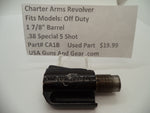 CA1B Charter Arms Revolver Model Off Duty Used 1 7/8" Barrel .38 Special