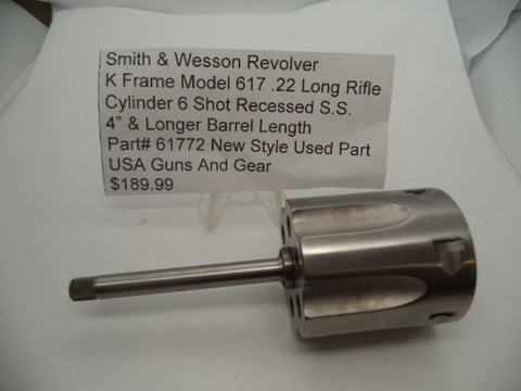 61772 Smith & Wesson K Frame Model 617 Cylinder 6 Shot .22 Long Rifle