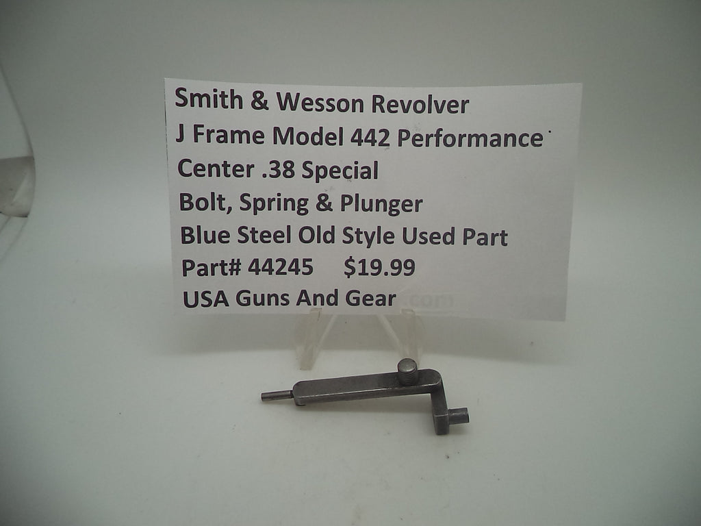 Smith & Wesson J Frame Model 442 Performance Center Bolt Spring & Plunger .38 Special Used - 44245
