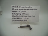 44245 Smith & Wesson J Frame Model 442 Performance Center Bolt Spring & Plunger