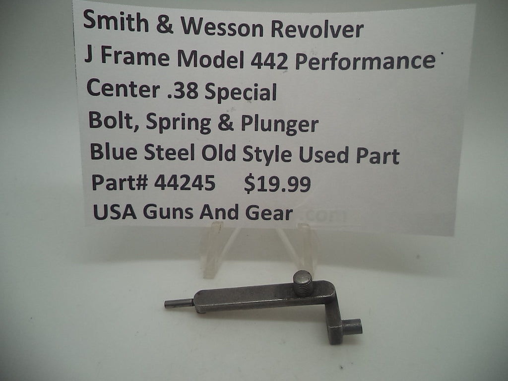 Smith & Wesson J Frame Model 442 Performance Center Bolt Spring & Plunger .38 Special Used - 44245