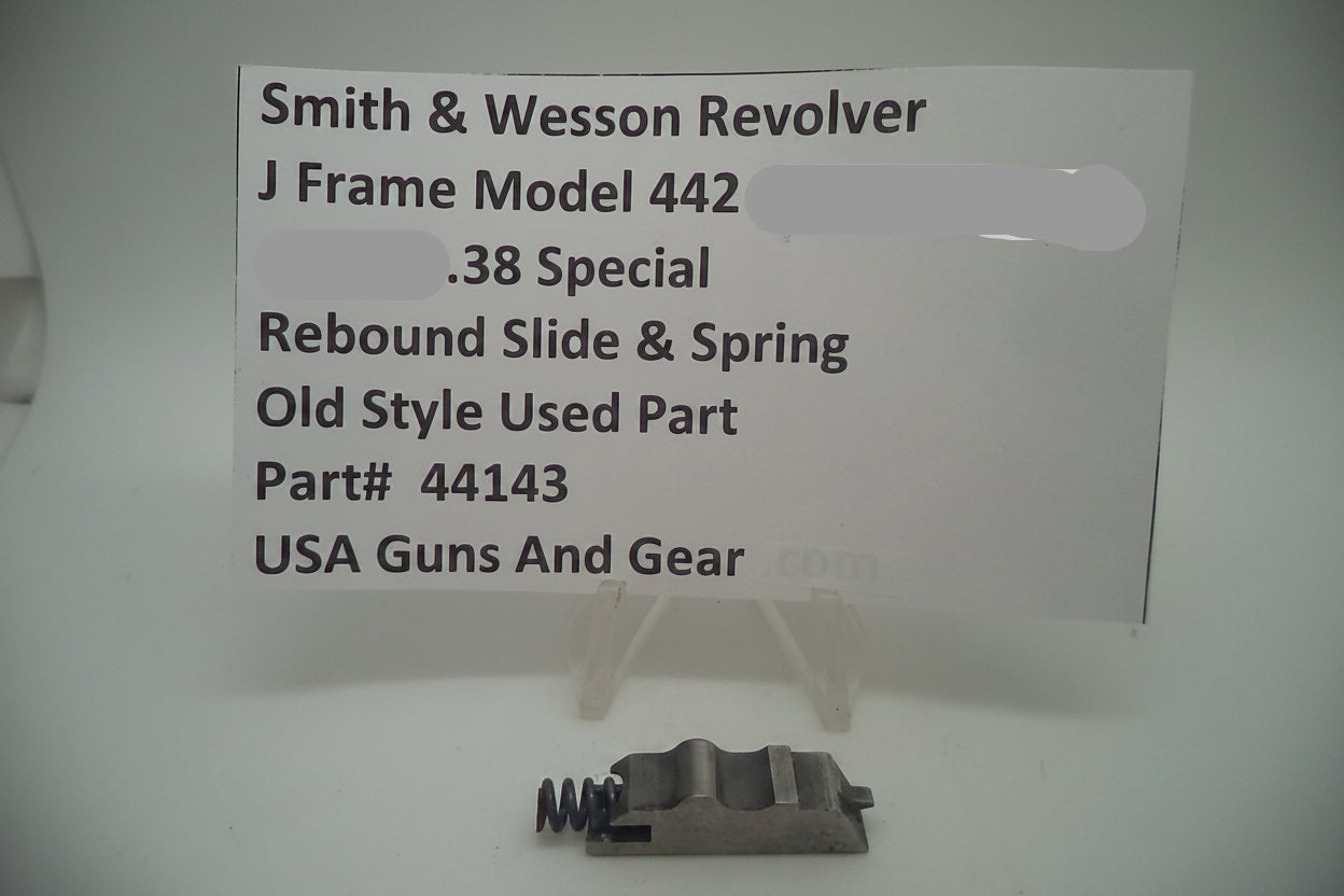 Smith & Wesson J Frame Model 442 Rebound Slide & Spring Used - Part 44143