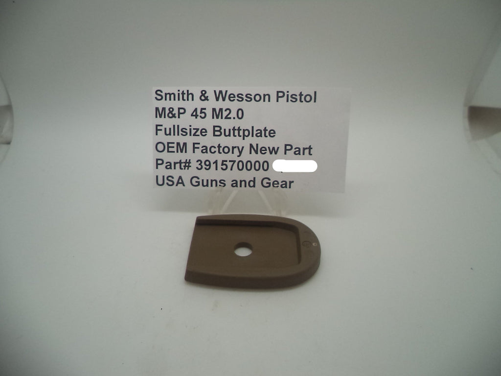 Smith & Wesson M&P 45 Magazine Buttplate - Factory OEM Part 391570000