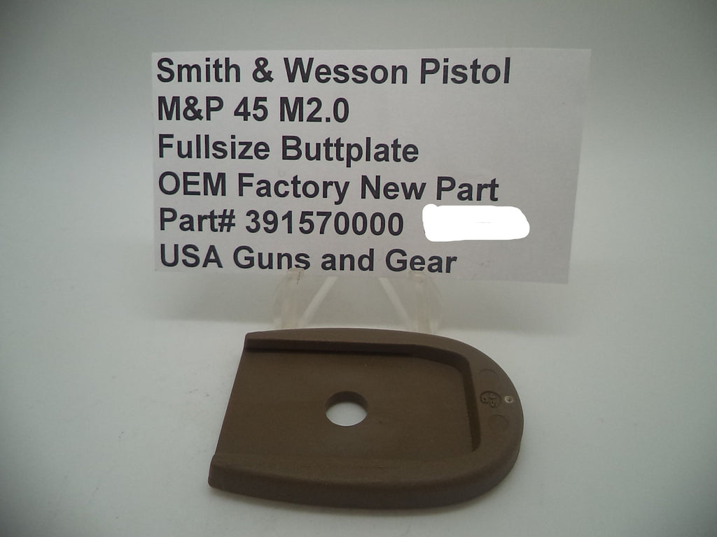 Smith & Wesson M&P 45 Magazine Buttplate - Factory OEM Part 391570000