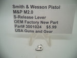 3001024 Smith & Wesson Pistol M&P M2.0 Release Lever Factory New Part