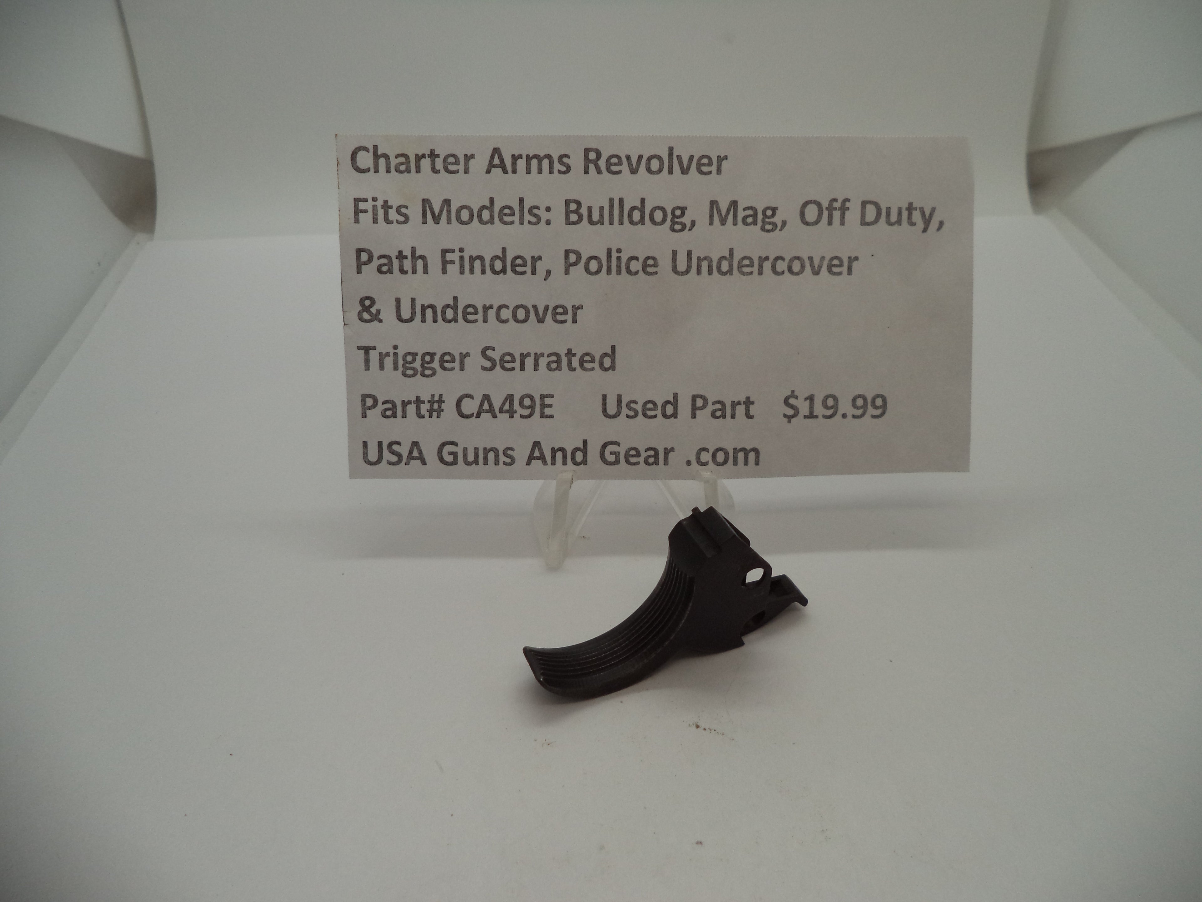 CA49E Charter Arms Revolver Fits Several Models Used Serrated Trigger