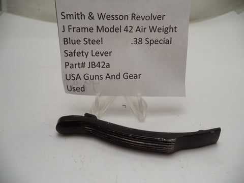 JB42A Smith & Wesson J Frame Model 42 Air Weight Safety Lever Used .38 Special