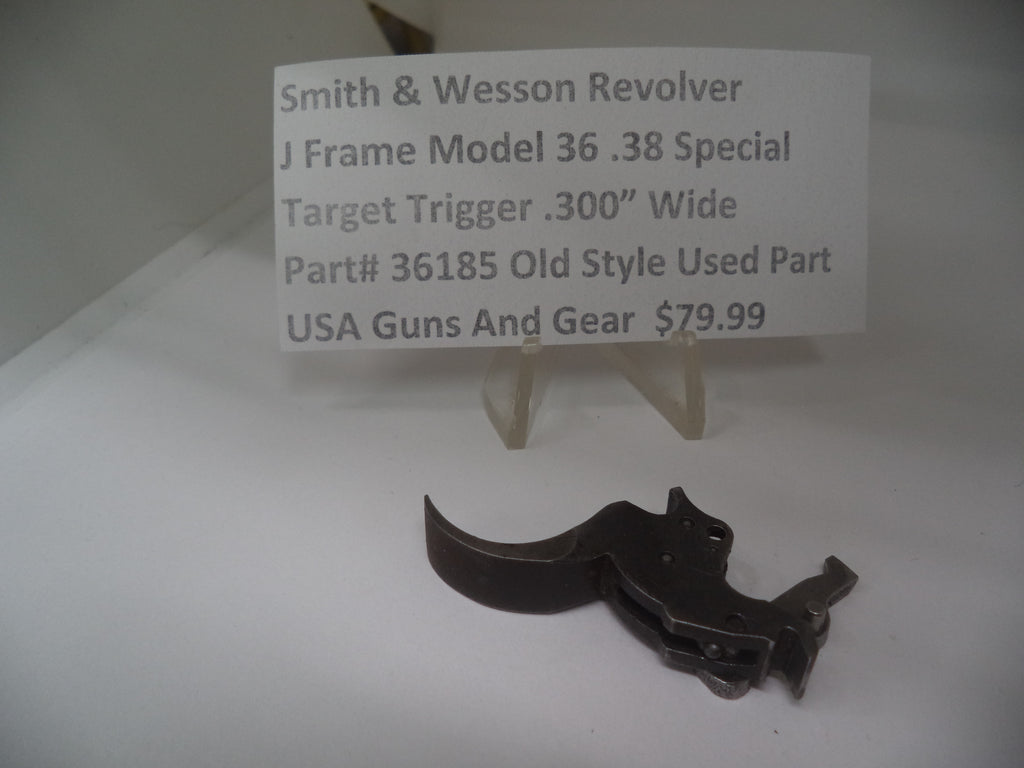 36185 Smith & Wesson Revolver J Frame Model 36 .38 Spl. Target Trigger .300" Wide