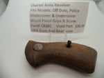 CA38C Charter Arms Revolver Fits Several Models Used Wood Pistol Grips & Screw
