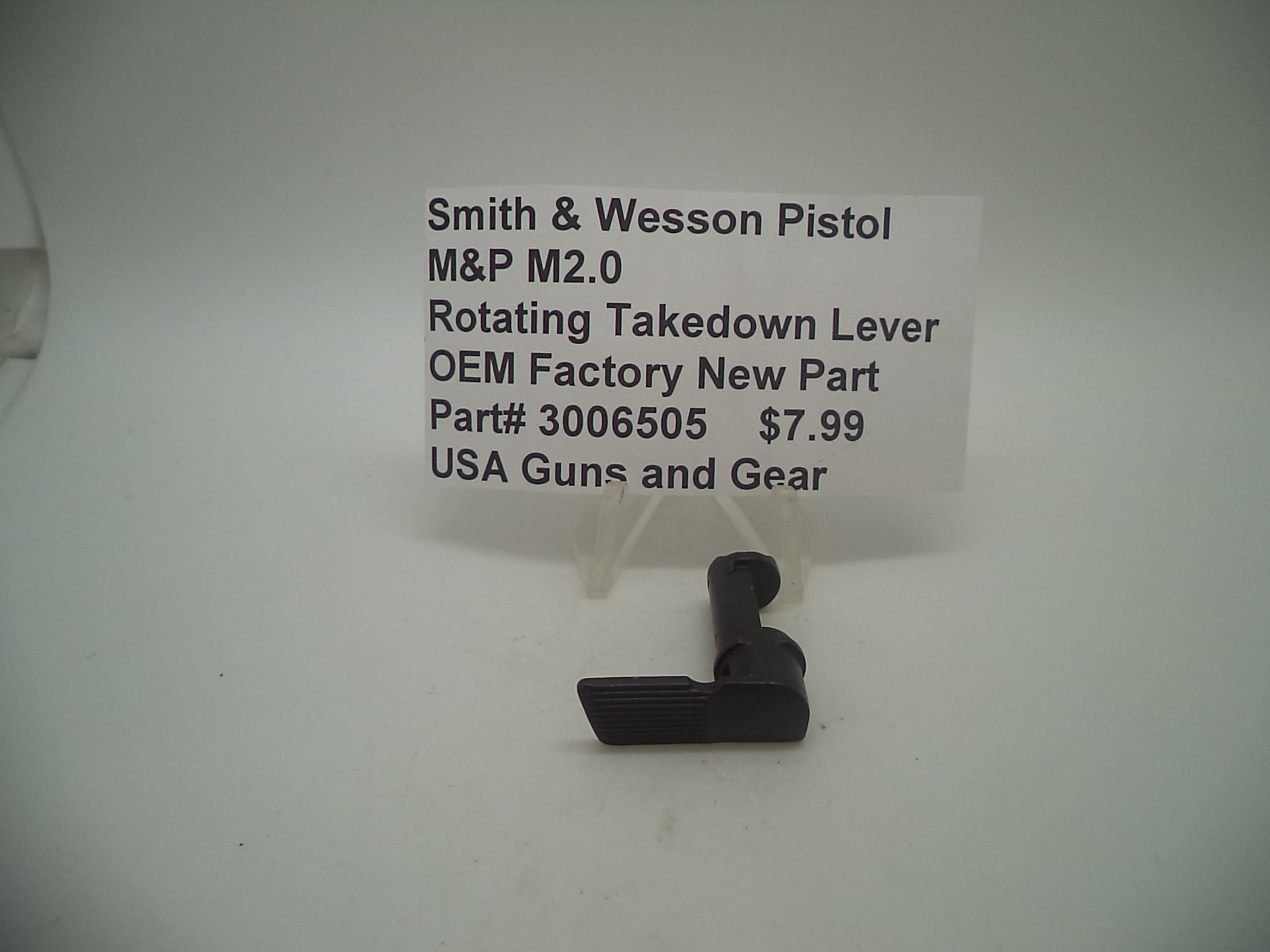 S&W M&P M2.0 Rotating Takedown Lever 9mm/40/45/10mm | OEM 3006505