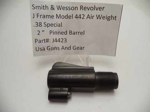 J4423 Smith & Wesson J Frame Model 442 Air Weight 2" Barrel Used .38 Special