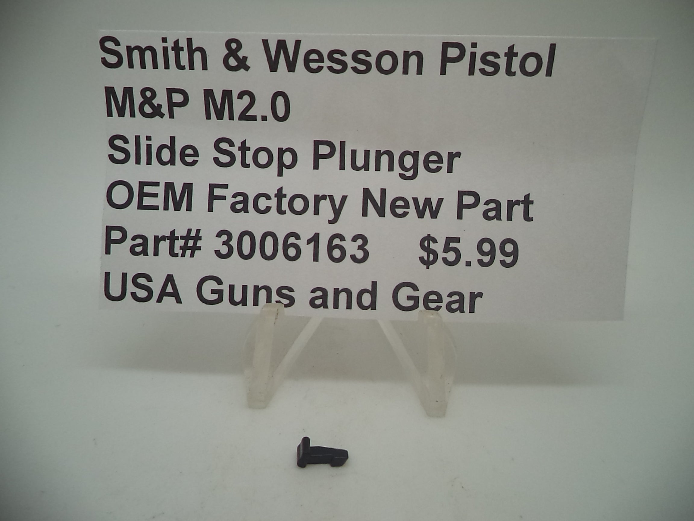 Smith & Wesson M&P M2.0 Slide Stop Plunger 9mm/40/45 3006163