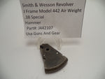 J442107 Smith & Wesson J Frame Model 442 Air Weight Hammer Used .38 Special