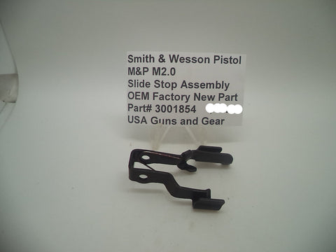 3001854 Smith & Wesson M&P M2.0 Full & Compact Slide Stop Assembly New