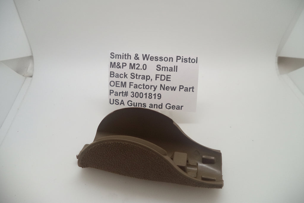 Smith & Wesson M&P M2.0 Small Backstrap - FDE - Factory OEM Part 3001819