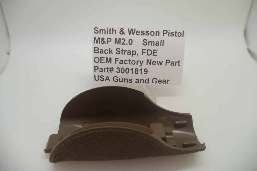 Smith & Wesson M&P M2.0 Small Backstrap - FDE - Factory OEM Part 3001819