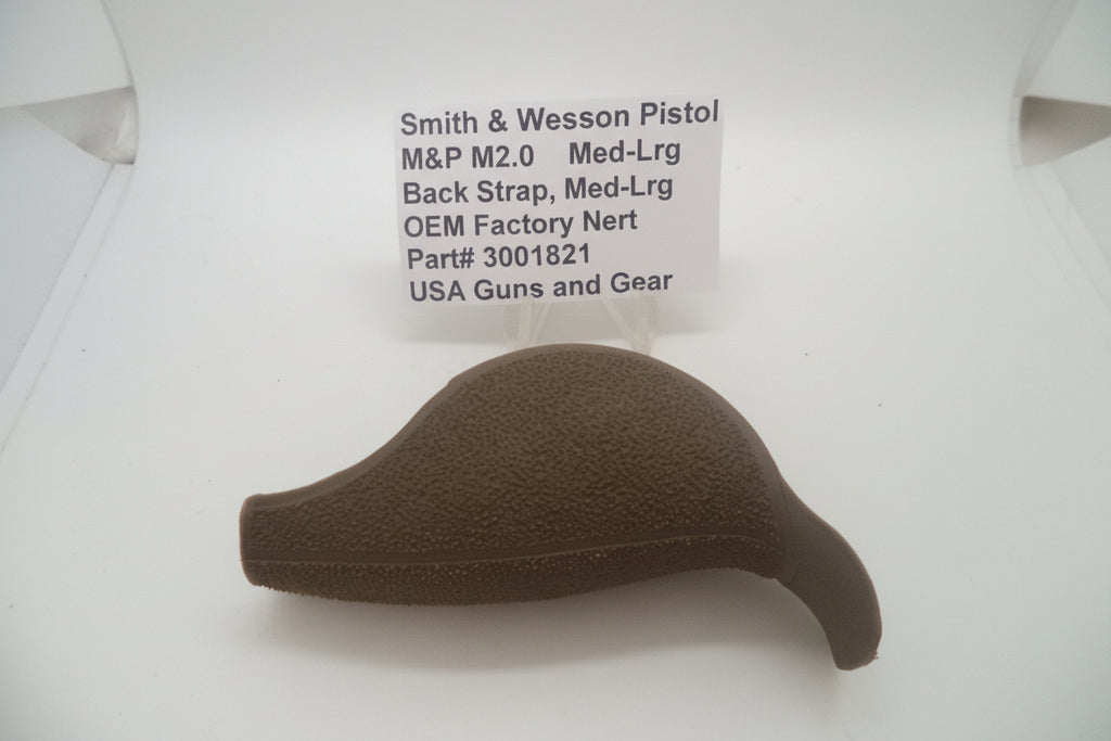 Smith & Wesson M&P M2.0 Medium-Large Backstrap - FDE - Factory OEM Part 3001821