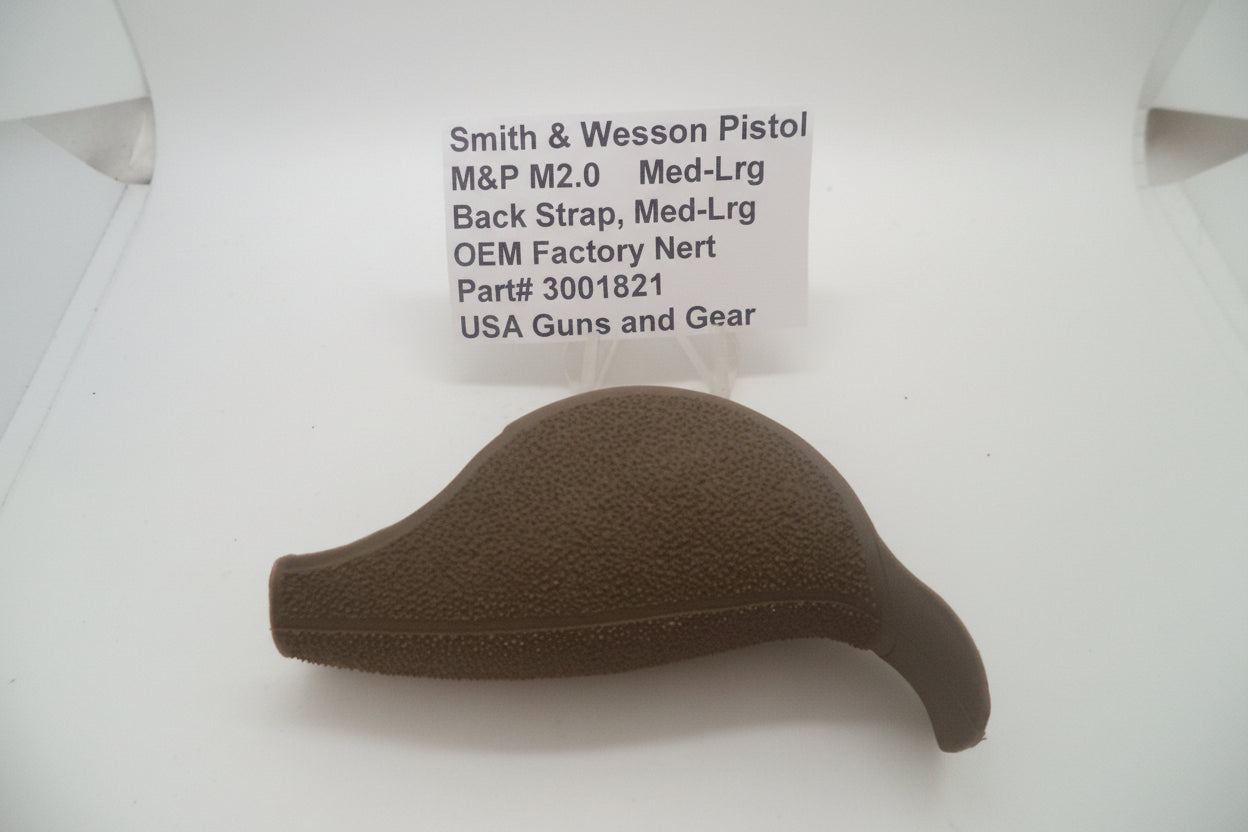 Smith & Wesson M&P M2.0 Medium-Large Backstrap - FDE - Factory OEM Part 3001821