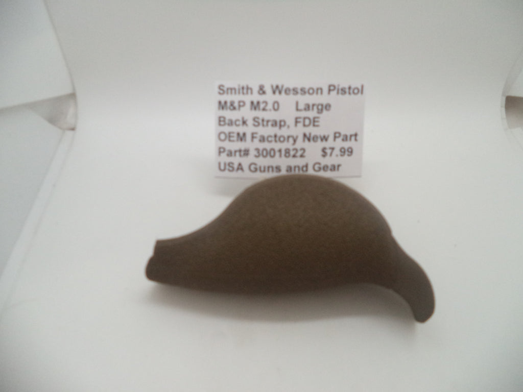 Smith & Wesson M&P M2.0 Large Backstrap - FDE - Factory OEM Part 3001822