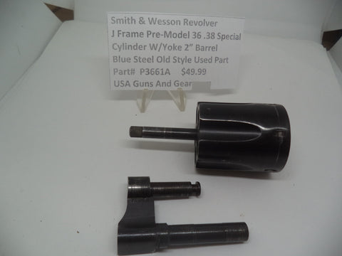 P3661A Smith & Wesson J Frame Model Pre 36 Cylinder W/Yoke 2" Barrel .38 Special